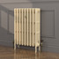 CI-RC813-CRM-FB-LS02 - Richmond Cream 4 Column Victorian Cast Iron Radiator H813mm x W575mm CI-RC813-CRM-FB-LS02 - Richmond Cream 4 Column Victorian Cast Iron Radiator H813mm x W575mm